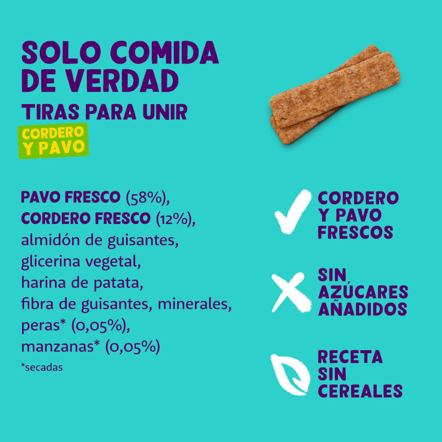 75 g Edgard & Cooper Tiras de Cordero y Pavo snack para perros, , large indicador imagen numero 5